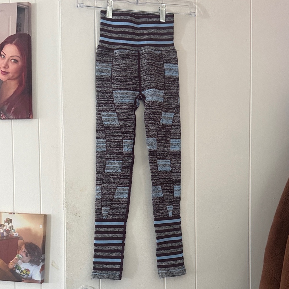 FP Movement by Free People Black and Gray Leggings
